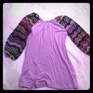 Pomelo girls purple tunic